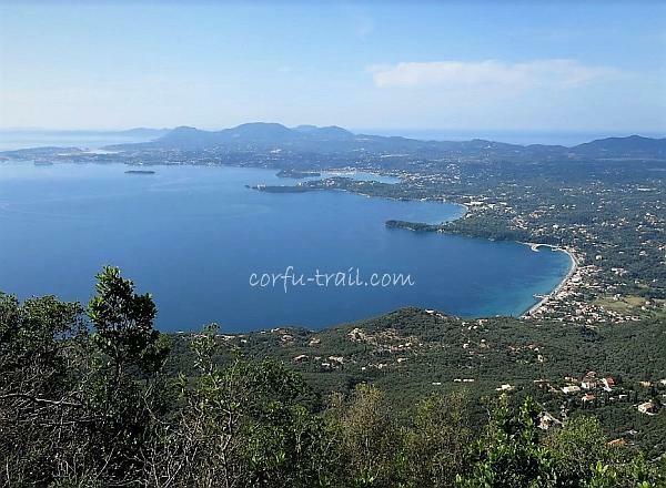 Corfu Trail view